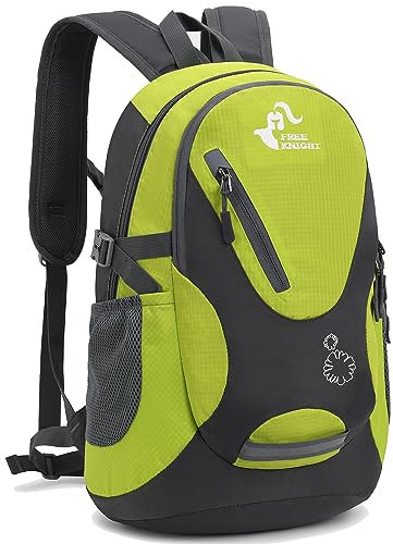 Bseash Kleine Größe 20L leichte wasserdichte Rucksack, Outdoor Sport Travel Daypack für Radfahren Wandern Reiten Radfahren Reisen (Apfelgrün)
