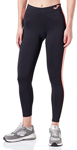 Joma Combi Basic Pantalon Largo Deportivo, Mujer, Negro-Coral, M