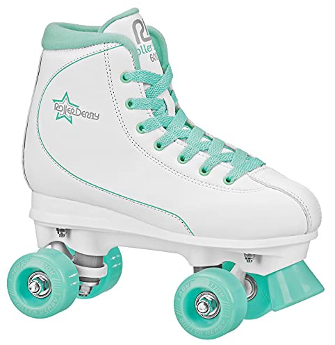 Roller Derby Roller Star 600 Women's Roller Skates - White/Mint - Size 09
