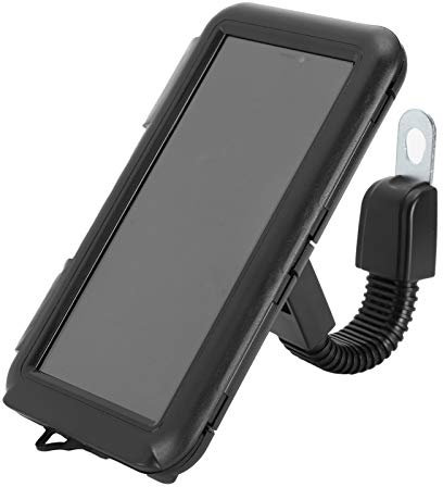 Soporte para teléfono móvil para motocicleta, soporte para teléfono a prueba de agua Moto Bicicleta Bolsa impermeable Funda para teléfono celular con control de pantalla táctil para teléfono inteligen