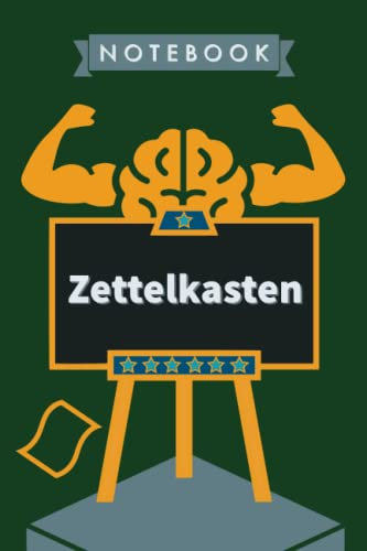 Zettelkasten Notebook: Lined pages with index cards design to help you organize your thoughts.