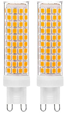 EIMOPE G9 Lampadine LED Dimmerabile, 12W Bianco Caldo 3000K equivalenti a 120W alogene Lampadine, 1200LM G9 Presa Lampada, Illuminazione Fascio 360°, senza sfarfallio CRI> 85, Confezione da 2