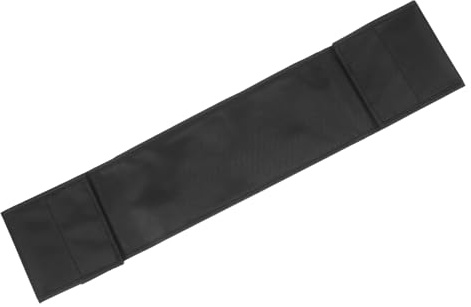 CALLARON 2 Piezas Polainas correa de pantorrilla para a diario protector de pantorrillas en correa de posicionamiento de tela oxford Black