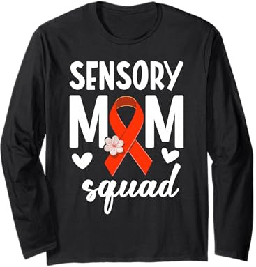 Sensory Chew Necklaces Chewing Necklace for Kids Sensory Long Sleeve T-Shirt