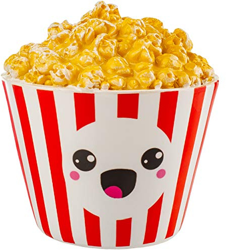 alles-meine.de GmbH XL große - Spardose - Motivwahl - Popcorn - 10 cm - mit Verschluß - stabile Sparbüchse - aus Kunstharz/Polystone - für Kinder & Erwachsene/Sparschwein/l..