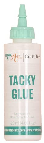 Craftelier - Tacky Glue | Pegamento Líquido Multiusos Extrafuerte para Proyectos de Scrapbooking y otras Manualidades | No tóxico | Secado Transparente, Flexible y Resistente - Cantidad 120 ml