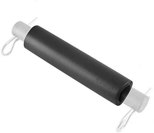 CAFEMASY Rubber Knock Box Bar Cover Sleeve for Commerical Espresso Grounds Knock Box, Coffee Bar Large Size Standing Knock Box Waste Bin