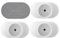 4 Pack Baby Gate Wall Protector, Protect Walls & Doorways for Pet & Dog Gates, Pressure Mounted on Stair Gate, No Screw Need