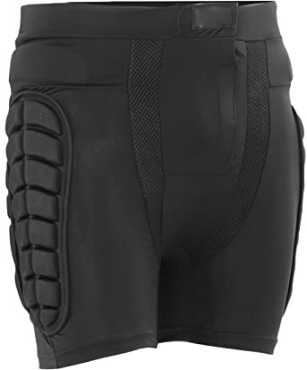 Alomejor H¡§1ftschutzhose f¡§1r Extremsportarten, Baumwoll-Polyester Shorts mit Elastischem Schwarzen G¡§1rtel, Gr??e M f¡§1r Outdoor Sport