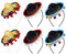 Yzpacc Juego de 6 sombreros de paja Cinco de Mayo, sombreros de fiesta con flecos de bola, decoración para fiesta, sombrero de fiesta, suministros de fiesta, temáticas mexicanas