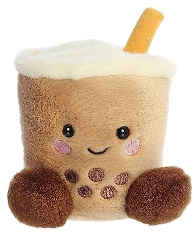 Aurora, 33687 Palm Pals Milky Tea Boba, 5In, Soft Toy, Brown