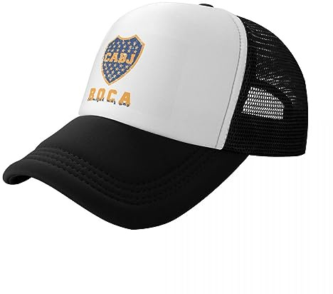 YUONME Gorras de béisbol Boca Juniors Argentina Boinas Masculinas Sombreros para Cubo Femenino Béisbol Americano Retro Street Hip Hop Metal Feeling Modificar La Cara Regalo
