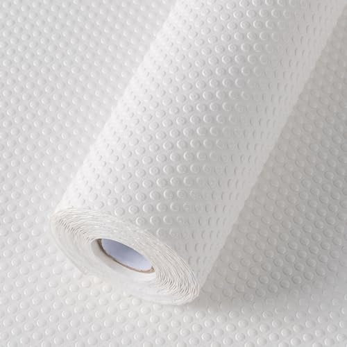 Regaleinlage für Küchenschränke, weiß, lebensmittelecht, nicht klebend und wasserdicht, leicht zu reinigen und wiederverwendbar, perfekt für Regale, Kühlschrank, Schubladen, Schränke und