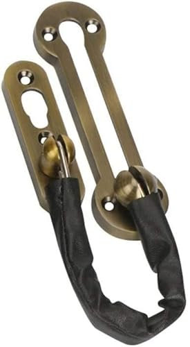 Riegel-Türketten, Türkettenschloss, Standard-Sicherheits-Diebstahlschutzkette, Zinklegierung, extra dicke Türkette, Sicherheits-Schieberiegelkette, Diebstahlschutz, solides, robustes Riegel-Türkettens