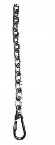GigiToys® Verlängerungskette 50cm für Hängesessel | Hängestuhl und Hängematte mit Karabiner HDMS 10x100mm | Schwingkette Aus Edelstahl | Aufhänger Ketten Schwingen Hängemattenschaukel