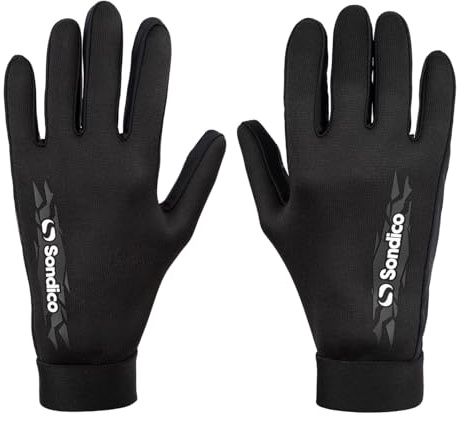 Sondico fotbollsspelare handskar barn svart L/XL