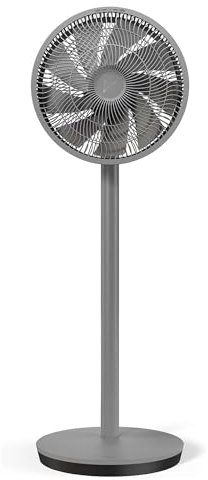 Duux Whisper Essence Ventilateur sur Pied Silencieux - Oscillation horizontale automatique - Très économique avec une consommation de 16W - Gris