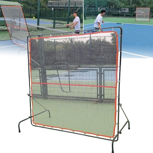 Tragbares Tennis-Rebound-Netz - Ausgezeichnetes Tennistraining, Übungswand 6,7 x 6 Fuß für Sportbälle und Pickleball
