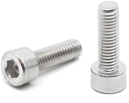 20x Vis CHC M5 x 16mm inox - Vis BTR en Acier Inoxydable A2 Six pans Creux Tête Cylindrique - DIN 912 tête ronde pour rondelle et écrou