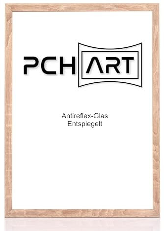 PCH[art] Bilderrahmen 'New Malmø - Anti-Reflex' | Farbe: Sonoma | Größe: 30x90 | eleganter Frame für Ihre Fotos und Motive