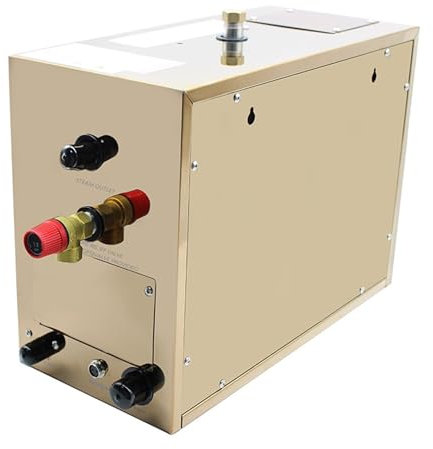 Sauna de Vapor, Generador de automático de acero inoxidable de 9kw, máquina de baño de for sala de Sauna con descalcificación automática for controlador Digital de sala de Spa ,para sauna doméstica(7k