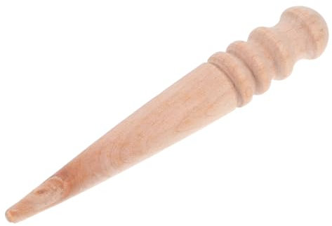VICASKY Wooden Handheld Garden Seeder Tool for Accurate Planting Easy Operation and Precise Soil Placement Mini Dibber for Sowing Seeds and Transplanting in Home and Garden Use