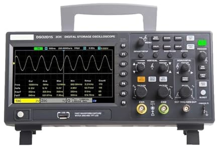 AIRUIXI Digital Storage Oscilloscope 2 Channels 150Mhz Portable Handheld USB Osciloscopio+Signal generator+FFT+decode(DSO2D15(P4100))