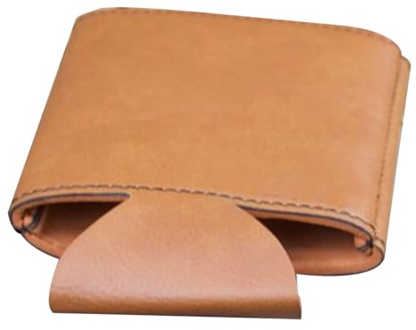 Zanthicia Funda de cuero portátil para botellas de cerveza, bebidas calientes o frías en cualquier lugar, no ocupa demasiado espacio, cubierta aislante, latas refresco