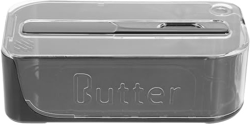 TOYANDONA Mantequillera Con Tapa Hermética De Plástico Pp Reutilizable Para Nevera Con Diseño Sellado Anti Olores y Fácil Limpieza, Recipiente Versátil y Queso En Cocina Doméstica