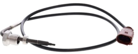 VEMO V10-72-0006 Sensor temp. gas escape M14 x 1,5 650mm 644mm Compatible con VW Golf 6 5K1 Passat B7 Variant 365 Passat B6 Variant 3C5, AUDI A3 Sportback 8PA, SKODA Octavia II Combi 1Z5