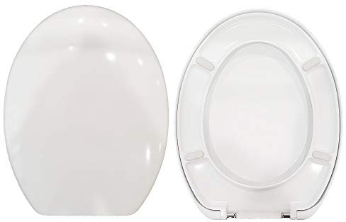 Copriwater compatibile con ELLISSE IDEAL STANDARD fissaggio dall'alto termoindurente avvolgente bianco by HYDRO HOME