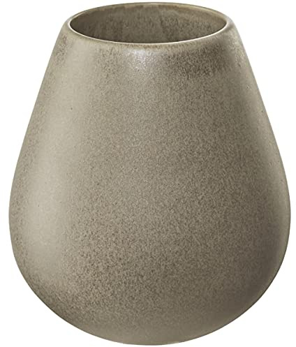 ASA 91033171 ease Vase, Steingut, Braun