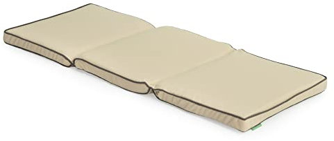 Gardenista Outdoor Sitzkissen Für Keter Iceni Bank | Kissen Für Gartenmöbel | Klappbar Für Einfache Lagerung | Wasserresistentes Und Langlebiges Material | Leicht, Bequem Mit Schaumpolsterung (Stein)
