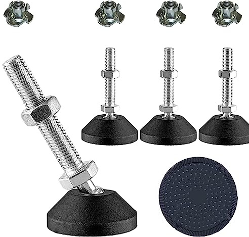 Uni-Fine Nivellierfüße M10*50*Ø40mm,Kann 450 kg standhalten stellfuß, stellfüße höhenverstellbar,verstellbare möbelfüße, höhenverstellbare füsse für möbel