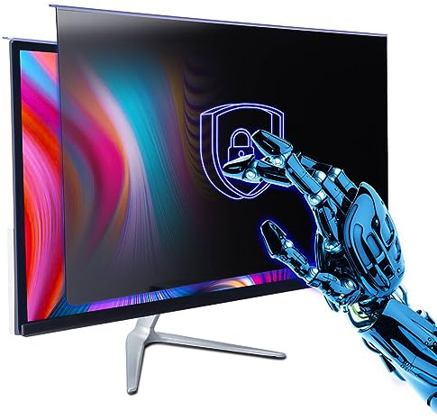 GUDTEKE Computer Privacy Screen Filter 22 Hanging Privacy Screen Protector Compatible Widescreen Computer Monitor with Aspect Ratio 16:10,Blue light screen Privacy Screen Protector