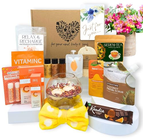 DELUXE SPA DAY Ultimative Verwöhn-Geschenkbox für Frauen, Spa-Geschenkbox, Geschenk-Set für Frauen, Selbstpflege-Geschenkbox, Geschenke für Frauen Muttertagsgeschenk