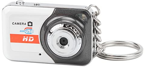 Fotocamera Digitale, HD Video Compact DV DVR Camera con Motion Detection, USB2.0 Ricaricabile Supporto 32GB TF Card Fotocamera per Bambini per Adolescenti (Grigio Argento)