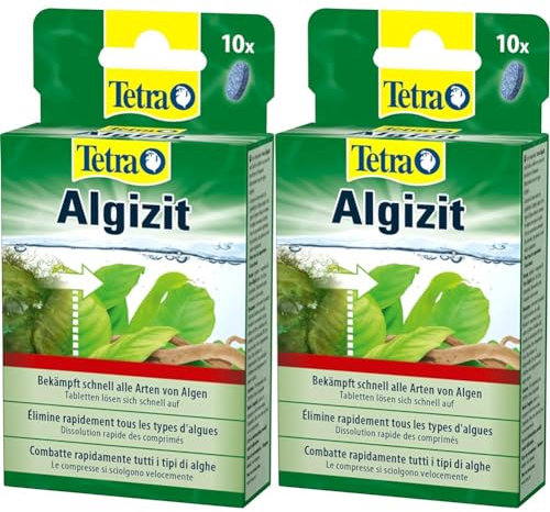 Tetra Algizit, Combatte rapidamente tutti i tipi di alghe - 10 compresse (Confezione da 2)