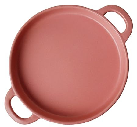 LIFKOME Ceramic BBQ Plate Baking Dish for Oven Grill Pan Roasting Tin Lid Kitchen Baking Pan