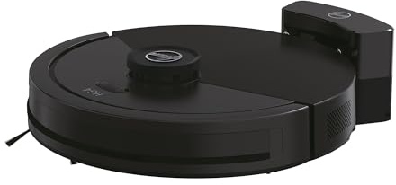 Hoover HG4 Saugroboter – Staubsauger Roboter mit bis zu 4000Pa Saugkraft, Lasernavigation & App-Steuerung – Roboterstaubsauger mit Ladestation mit automatischer Rückkehr & Hindernissensor [HG410D]