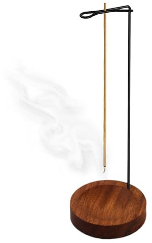 1 Pieza Soporte de Incienso Redondo Base de Incienso, Soporte de Incense con Diseño Multiusos para Descansos Laborales Sesiones de Meditación o Rutinas Antes de Acostarse
