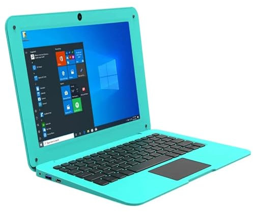 Mini netbook per notebook Windows 10 da 10,1 con 6 GB di RAM 64 GB SSD PC ultra sottile con mini PC Bluetooth Wi-Fi integrato,Blue-6GB+64GB