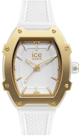 Ice-Watch - ICE boliday White gold - Montre blanche pour femme avec bracelet en silicone - 023318 (Medium)