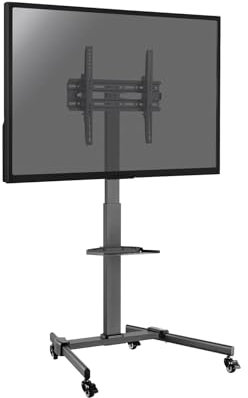 KIMEX - Support TV - sur Pied - sur roulettes - pour écran 32-55 Pouces - Hauteur réglable 116-151 cm - 030-2021M
