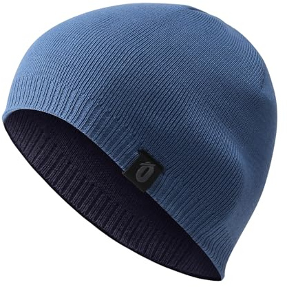 GEAR WEAR Mütze,Einfacher Stil Solide Langlebige Glatt Warm Umkehrbar Doppelschicht Sportmütze für Laufen,Radfahren,Totenkopf,Ski,Joggen,Wandern für Herren Damen Ohren Abdecken Winter