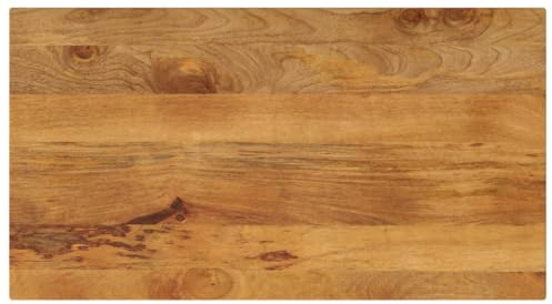vidaXL Piano per Tavolo 120x60x2,5cm Rettangolare Legno Massello Mango, Piano per Tavolo Rettangolare, Piano Tavolo in Legno, Piano per Tavolo da Pranzo