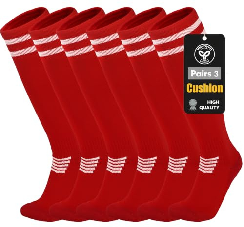 YMYDYFC Kids Football Socks Toddler soccer Socks Boys Sports Socks Youth Knee High Socks Athletic Sock Girls Junior Running,Training,Rugby,Hockey 4-12Years