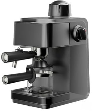YUANYIYS Italian Automatic Coffee Machine 5Bar - Espresso Maker for Cappuccino, Latte & Tea with Milk Foam Frother(A)