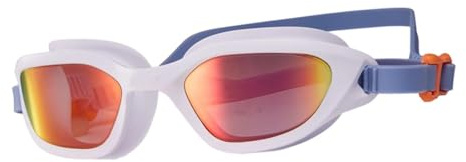 Fenteer Lunettes de Natation Masque de Piscine Antibuée Verres de Nage avec Vision Large Équipement de Bain Étanche pour Les Hommes et Les Sports Nautiques, Gris