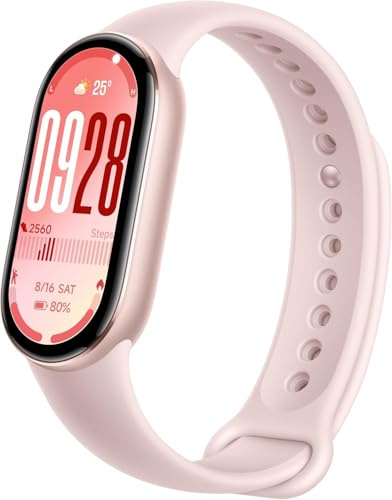 Xiaomi Smart Band 10 Rosa | Smart-Armband mit AMOLED-Display 4,3 cm (1,72 Zoll) HD | Sportuhr mit 150+ Modi, Schlafüberwachung und Herzfrequenzüberwachung | wasserdicht und Lange Akkulaufzeit